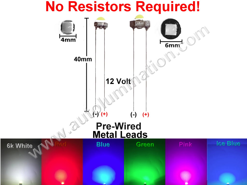 Pre-Wired Led 12v