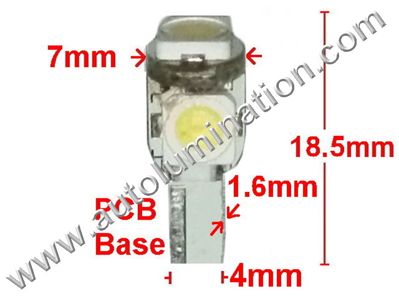 Samsung Goldstar Matrix 3x 5050 24 T6.5 Instrument Panel Gauge Colored Led Bulbs Lights Lamps