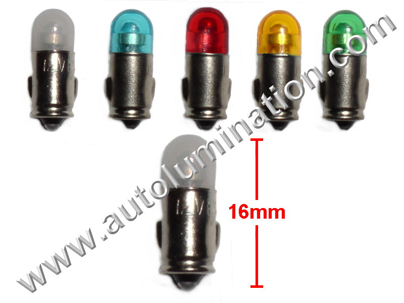 50x CCIYU Green 4.7mm 3-SMD LED Bulbs For Instrument Cluster & Gauge Lights (12V, 20lm)