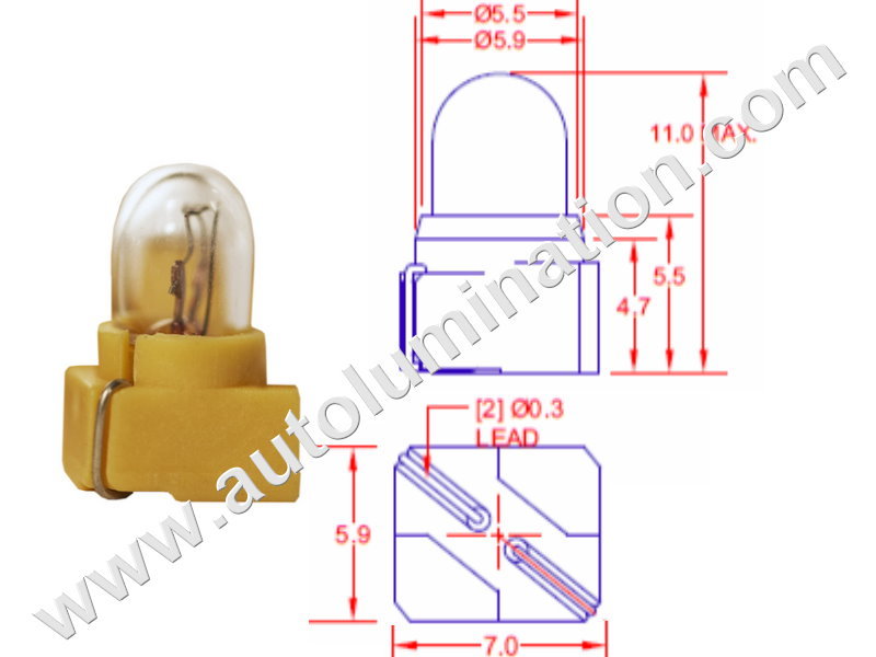 Neowedge ESM1-EW10 YLW 14V 11mm Tall