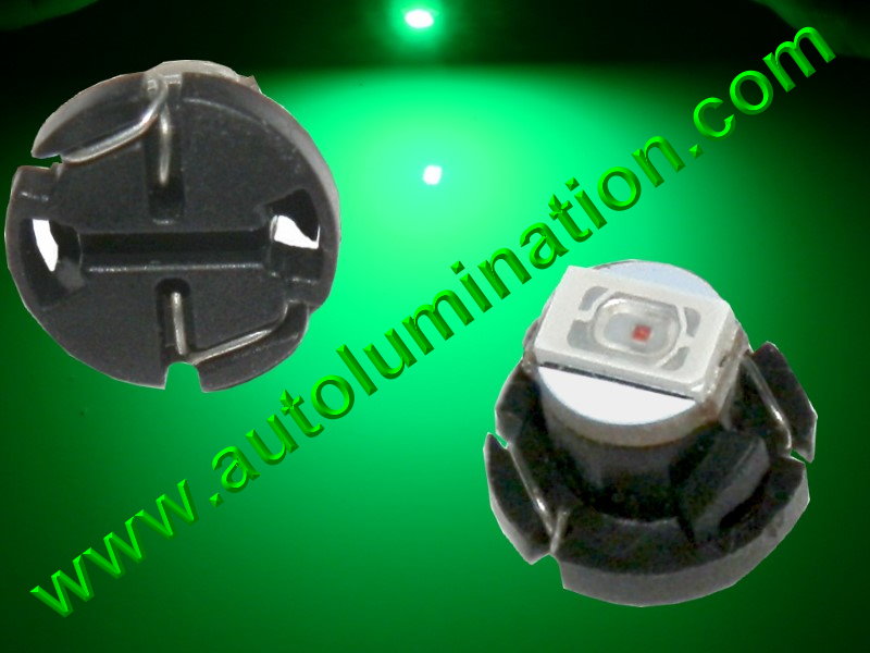 10x Ampoule T4.7 LED SMD 5050 Vert Green Neo Wedge tableau de bord 12V light 