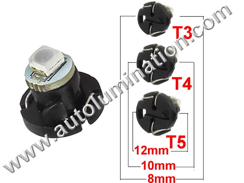 T3 T4 T5 Neowedge SMD 1led 3528 Instrument Panel Gauge Colored Led Bulbs Lights Lamps T4.2,T4.7,39397-SA5-003,35852-SEP-A02,35853-SDA-A01,81850-35050,79674-S3N-941,79609-S02-A11,79607-SHJ-S01, 36773-SEP-A01,35851-sm4-003,36774-SEP-A01,79628-S2a-003,35855-S2A-003,35851-S2A-003,35855-S2A-A11,5019519-AA, 4897949AA, 79609-S02-A01