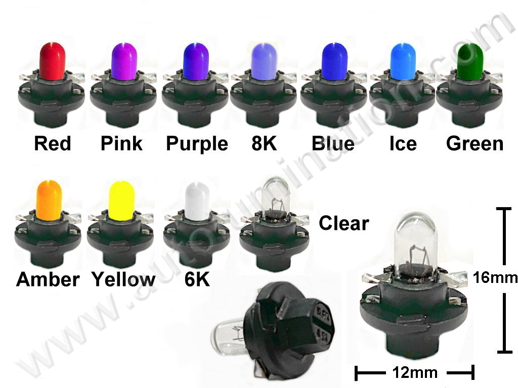 Neowedge T5 Twistlock 14V 16mm Tall T-5, Surface Mount Lamp