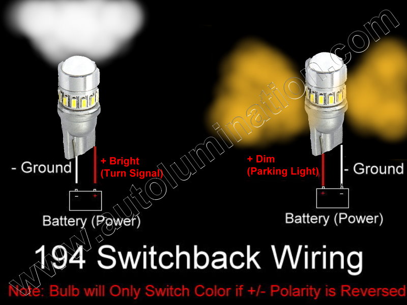 2825 194 161 168 Switchback White Amber 4014 led Bulb Wiring Diagram