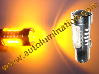 7507 (PY21W) CAN Bus LED Bulb - 30 SMD LED Tower - BAU15S Bulb