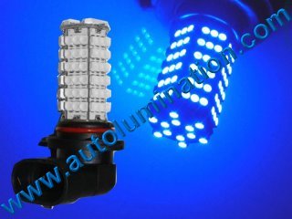 9005 P20d HB3A Right Angle Blue 120 Led Headlight Bulb Running Fog Light  