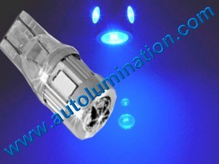 T10 168 175 579 906 912 2825 LED Blue High Power 2 Bulbs #Gd1 Dome Festoon Light