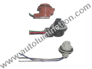 3047 3057 3155 3156 3157 3157LL 3357 3454 3457 3757 4057 4114 4114LL 4114K 4157 4157LL  Pigtail Bulb Socket Connector Wiring