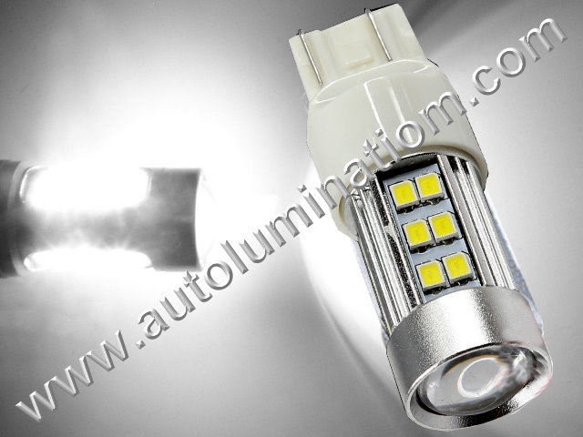 3057 3157 LED Reverse Lights Bulbs 6500K White 4157 3156 CANBUS Error Free LED Bulbs 4400 Lumens for Back Up Reverse Light Tail Brake Parking Lights 