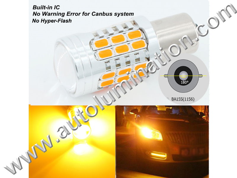 No Hyper Flash 7506 P21W Ba15s Tail Light Turn Signal Bulb