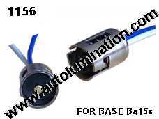 10pcs BA15s Bayonet Light Bulb Socket 1073 1093 7506 1156 