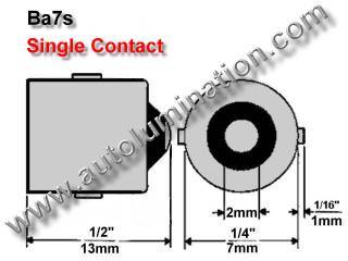 Instrument Panel, Gauge, Colored Led Bulbs, Lights,Lamps,Ba7s Midget Bayonet Bulbs 3898 327 328 330 338 345 367 376 381 382 387, Ba7s Base Dimensions, Specifications