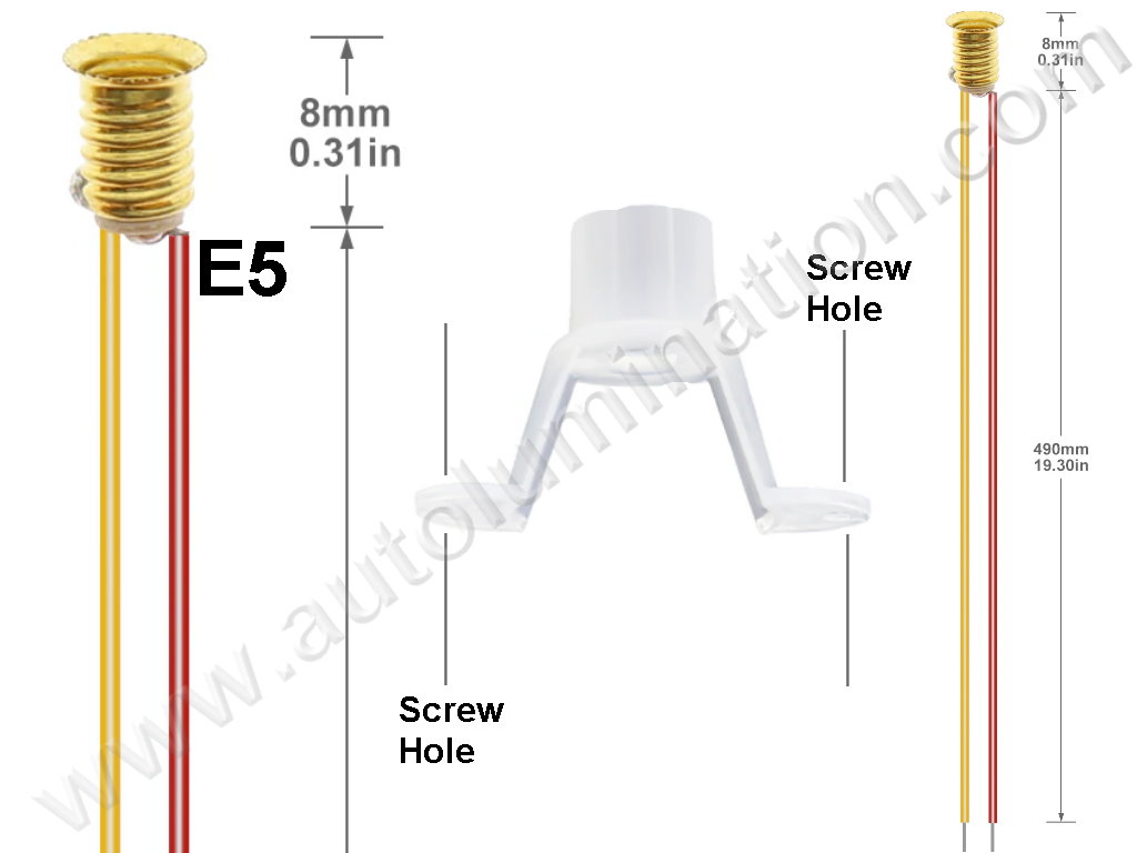 E5 Socket Pigtail