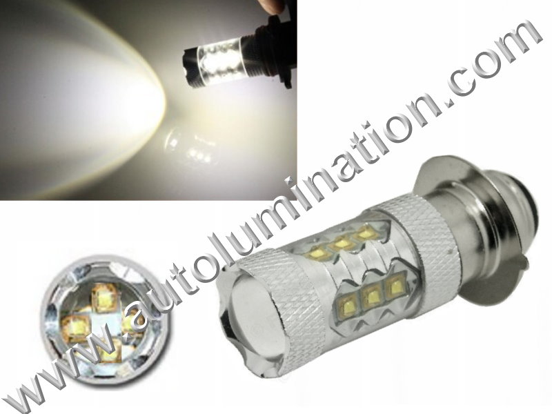 80 Watt Cree Osram (Dual Circuit) H6M PX15d P15d-25-1 P15d Headlight Tail Light Turn Signal Bulb