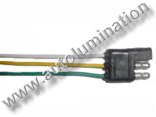 3 Wire Way Trailer Connector Male Female
