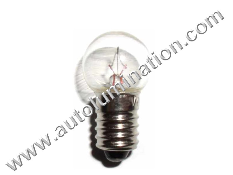 461 G4-1/2 E10 14V Clear Dimple Tower Beacon Glass Incandescent Bulb