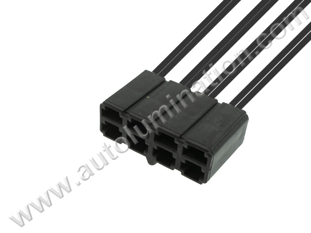 Pigtail Connector with Wires,,02965977,,Packard, Delphi, Aptiv ,56 Series,,black,02965977,,,GM, Chevrolet, Chrysler
