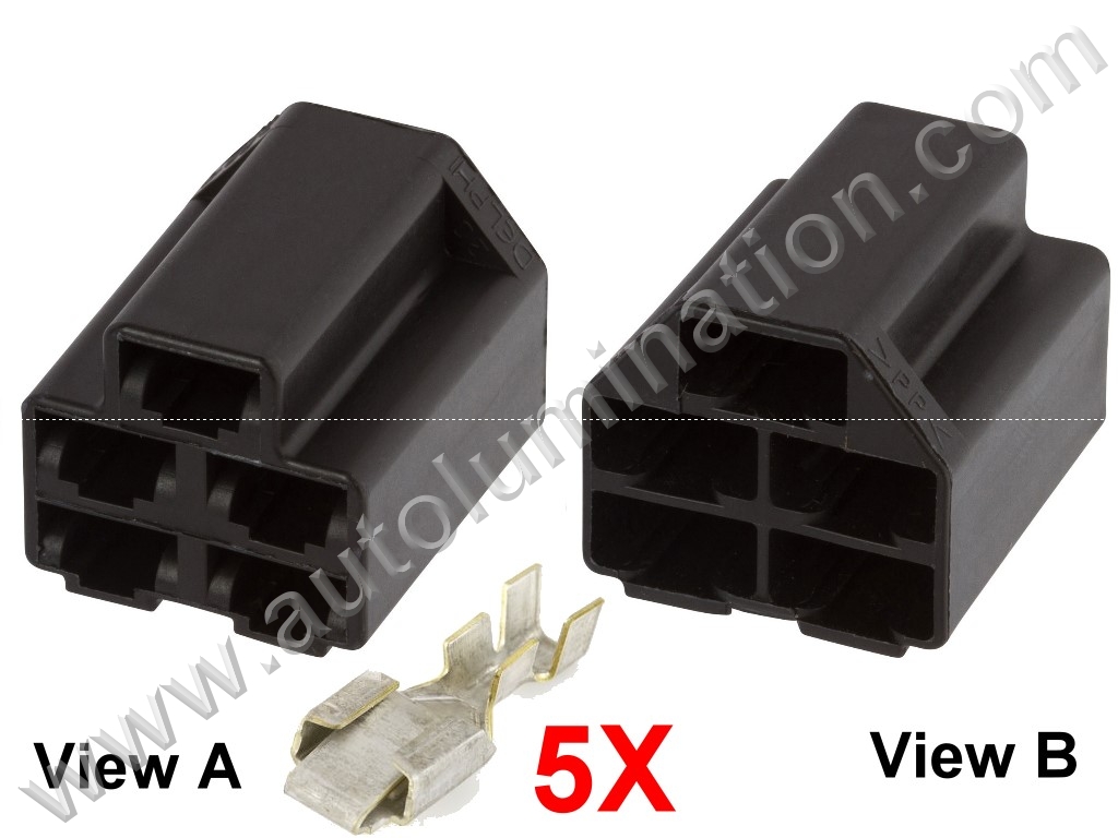 Connector Kit,,02973422,,Packard, Delphi, Aptiv ,56 Series,,black,02973422,,,GM, Chevrolet, Chrysler