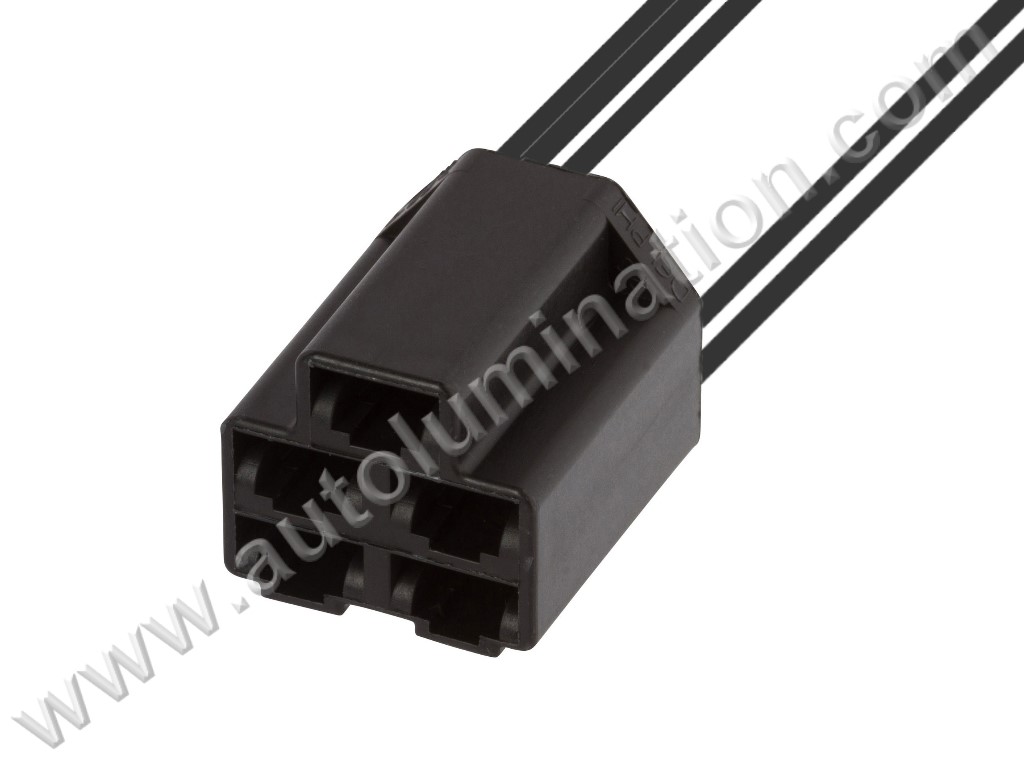 Pigtail Connector with Wires,,02973422,,Packard, Delphi, Aptiv ,56 Series,,black,02973422,,,GM, Chevrolet, Chrysler