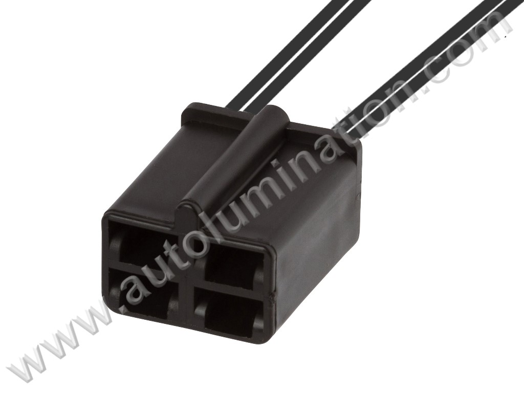 Pigtail Connector with Wires,,02977048,,Packard, Delphi, Aptiv ,56 Series,,black,02977048,,,GM, Chevrolet, Chrysler