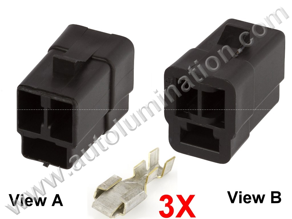 Connector Kit,,02984378,,Packard, Delphi, Aptiv ,56 Series,,black,02984378,,,GM, Chevrolet, Chrysler