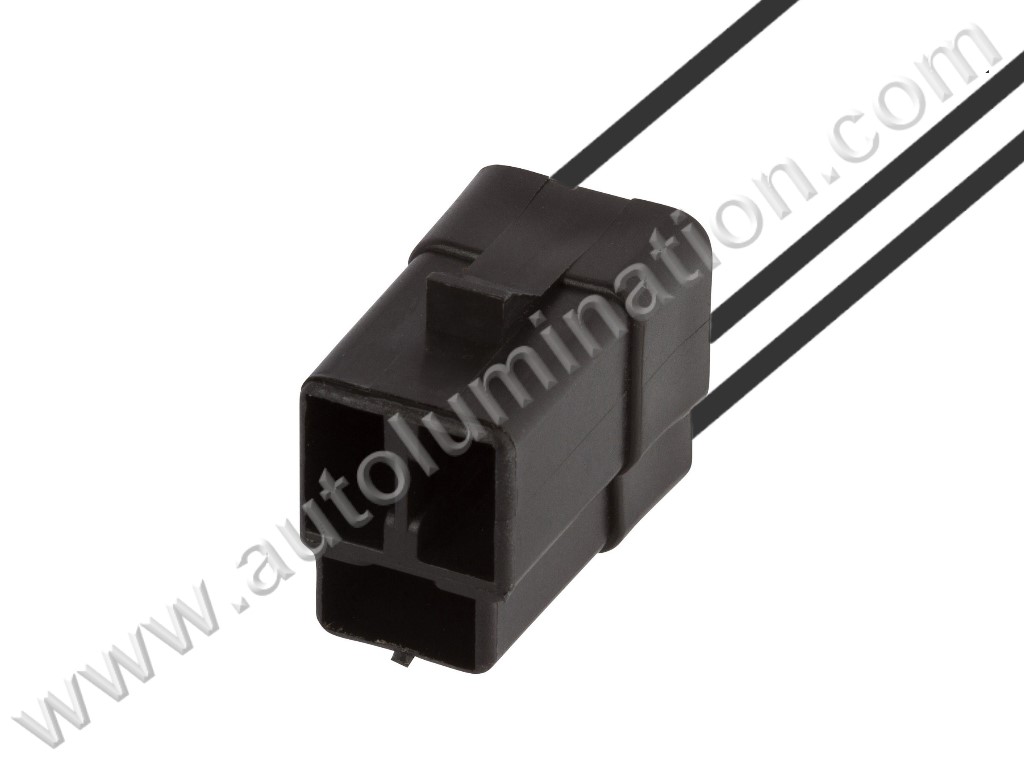 Pigtail Connector with Wires,,02984378,,Packard, Delphi, Aptiv ,56 Series,,black,02984378,,,GM, Chevrolet, Chrysler