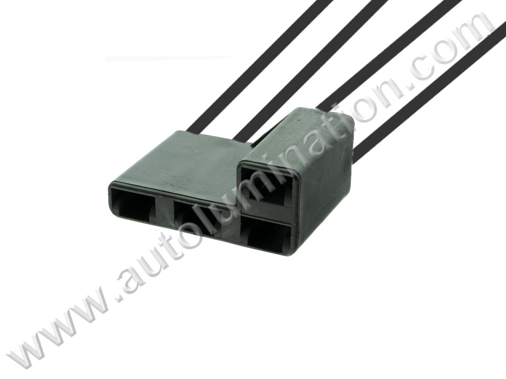 Pigtail Connector with Wires,,06294021,,Packard, Delphi, Aptiv ,56 Series,,black,06294021,,,GM, Chevrolet, Chrysler
