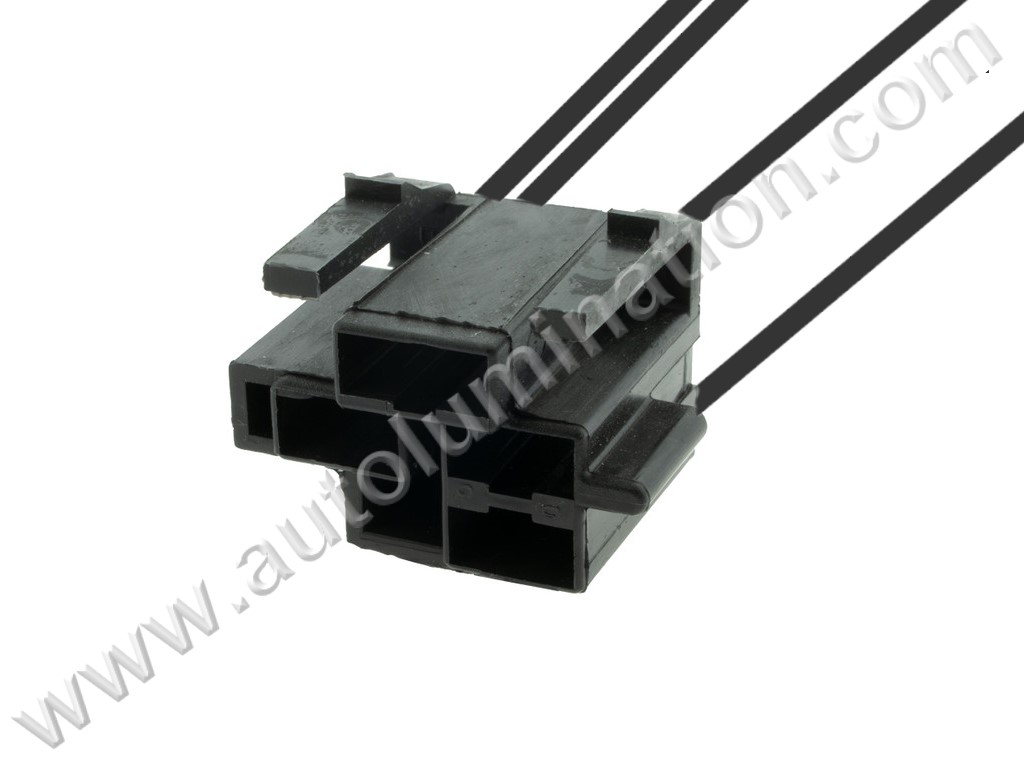 Pigtail Connector with Wires,,06294641,,Packard, Delphi, Aptiv ,56 Series,,black,06294641,,,GM, Chevrolet, Chrysler