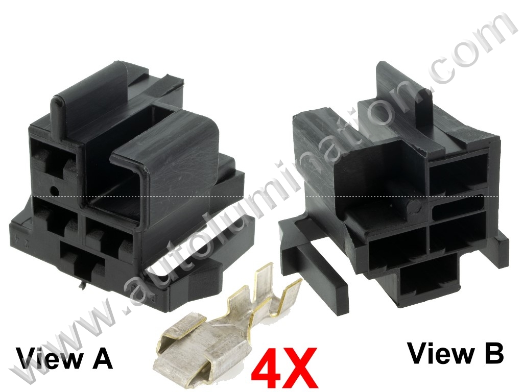 Connector Kit,,08917693,,Packard, Delphi, Aptiv ,56 Series,,black,08917693,,,GM, Chevrolet, Chrysler