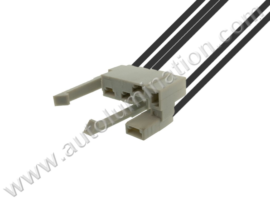 Pigtail Connector with Wires,,12004629,,Packard, Delphi, Aptiv ,56 Series,,gray,12004629,,,GM, Chevrolet, Chrysler