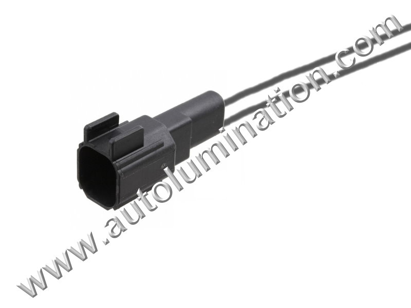 Pigtail Connector with Wires,,,,Molex,,B11A2-Male,CE2361,,346750001,,,ABS Sensor Plug, Horn,AC Compressor Pump,Fuel Injector,,Buick, Cadillac, Chevy, Chrysler, Dodge, Ford, GMC, Jeep, Lincoln, Mercury
