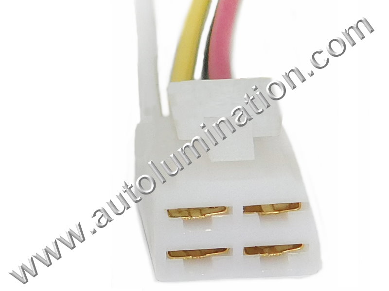 4 Pin Way Relay Connector Plug Socket Pigtail 6