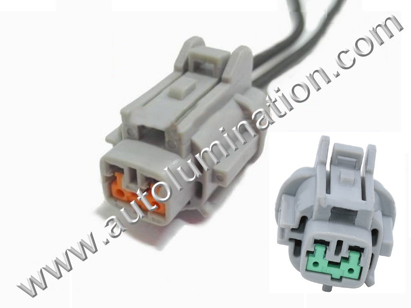 CNKF 5 Sets sumitomo 2 Pin Nissans Teana Light Solenoid Valve Socket Fog Lamp Connector Includes Terminals and Seals 6185-0865 6188-0554