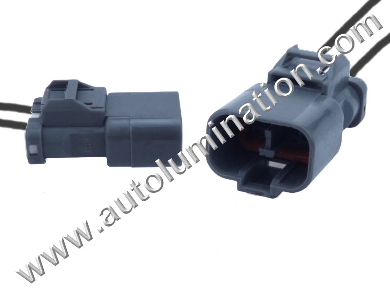 Pigtail Connector with Wires,,,,Yazaki,,C43B2,CE2047M,,7122-6423-30,,,OBD1 Distributor,,,,Honda, Acura