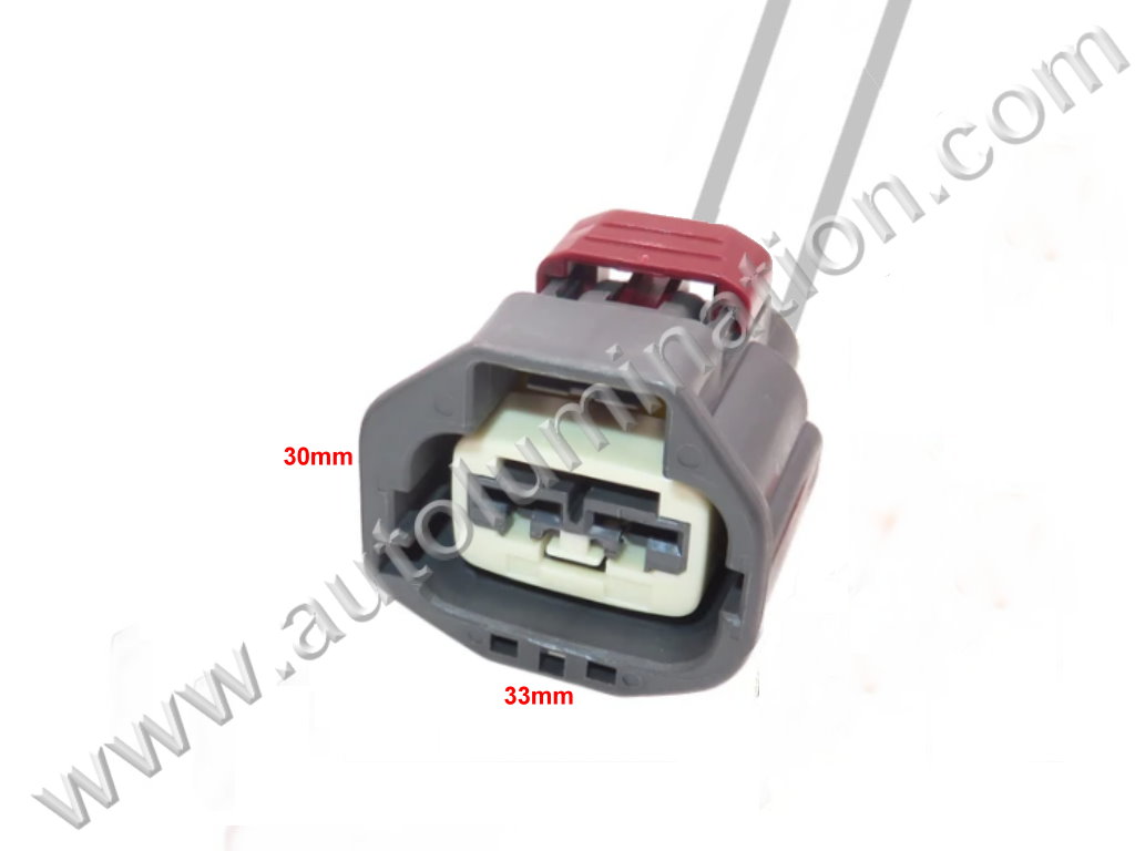 Pigtail Connector with Wires,,,,Yazaki,6.3 Series,B16A2,,7283-5596-10,3U2Z-14S411-EVAA,WPT910,WPT778,PT1522,88953307, B16A2,8u2z-14s411-sa,CKK7025B-6.3-21,Radiator Fan Control,,,,Lexus, Scion, Toyota, Dodge, Chrysler, Jeep