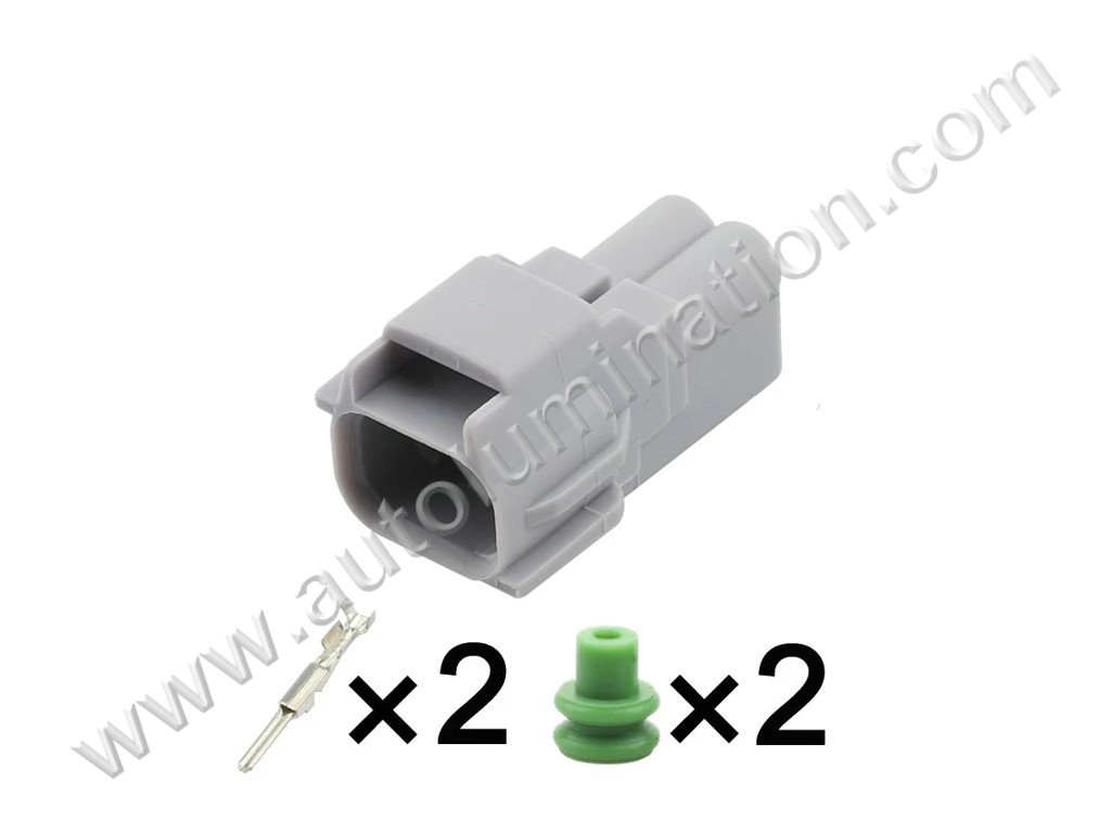 Connector Kit,7021E-2.2-11,,,Yazaki,,90980-11254,CE2029M,7283-8129-40, 90980-11254,CKK7021E-2.2-22,ABS Wheel Speed Sensor,Headlight,Side Marker,Diesel Fuel Filter,Chrysler, Dodge, Jeep, Toyota, Lexus