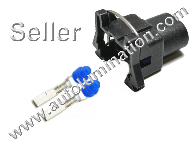  EV1 OBD1 fuel Injector 2P Connector Plug fit TPI LT1 LS1 LS6