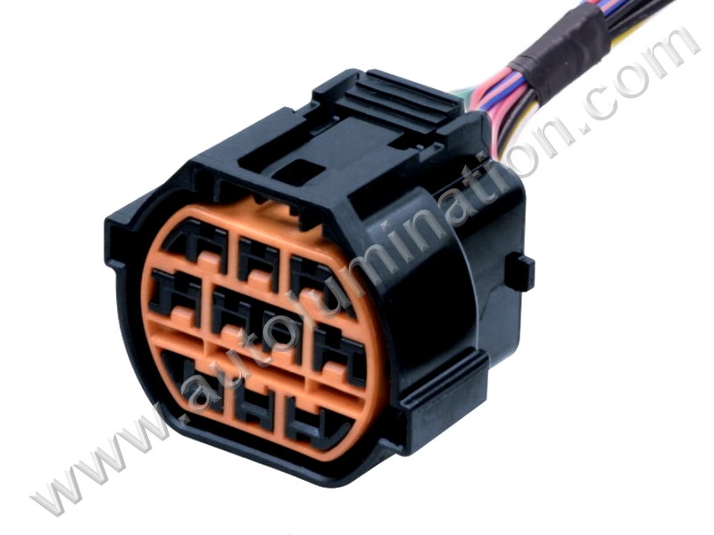 Pigtail Connector with Wires,,,,KUM,,E72A10 ,,HP066-10021, HP076-10100,,Headlamp,Headlight,,,Hyundai, Kia