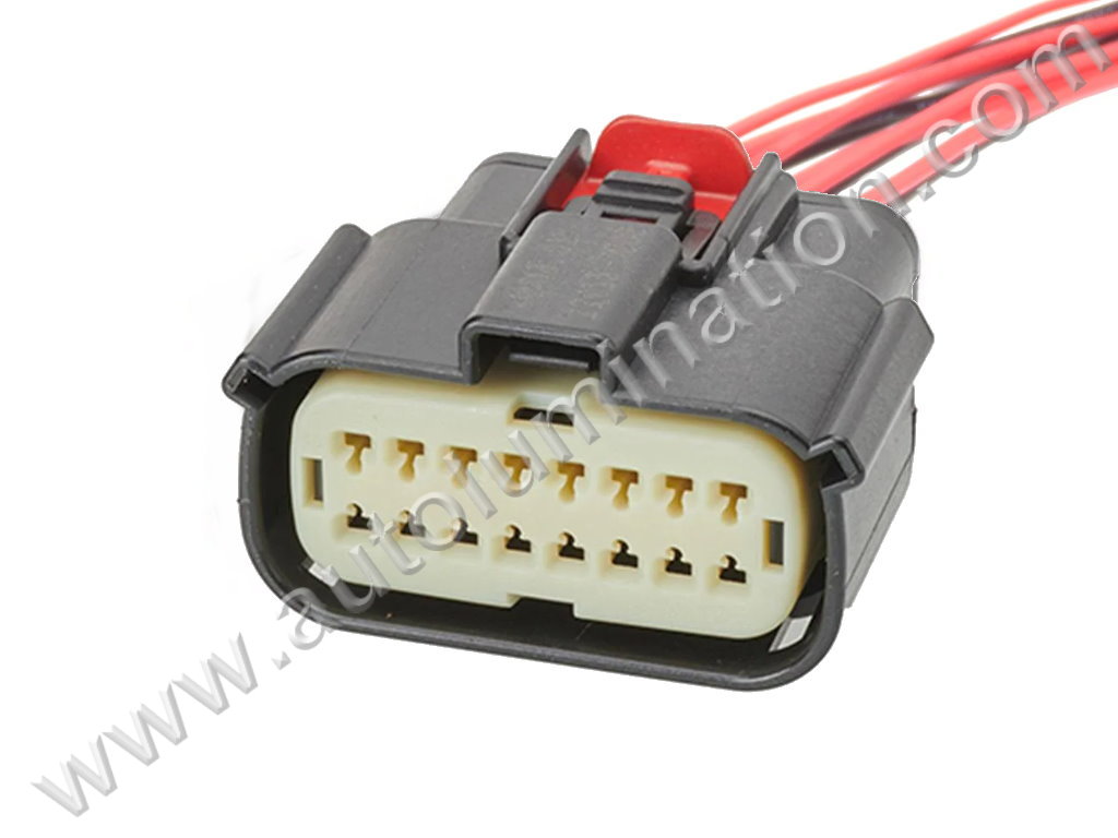 Pigtail Connector with Wires,,,,Molex,MX150,B75A12,CET1210F, CET1210FCS,33472-1606 33472-1740, 33472-1201,,Turn Signal,Tail Lamp,Body Junction,,Jeep, Lincoln, Chevy, Ford, Buick