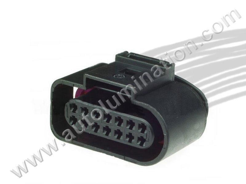 Pigtail Connector with Wires,,,,Volkswagon,,L65C14,,6X0973717,,Transmission,,,,VW, Audi, Seat