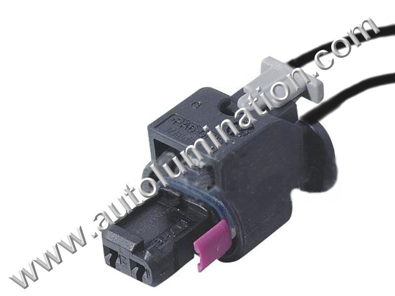 Pigtail Connector with Wires,,,,Tyco, AMP,,L64A2,CE2189,DJ7025A-1-21 2P,4F0 973 702, 1-1718643-1, 1-1670916-1, 0-2112986-1 ,,Marker Light - Front,Camshaft Solonoid,Marker Light - Rear,Daytime Running Light, Imact Sensor, Fuel Injector,Chrysler, Dodge, Jeep, Mercedes, VW, Audi