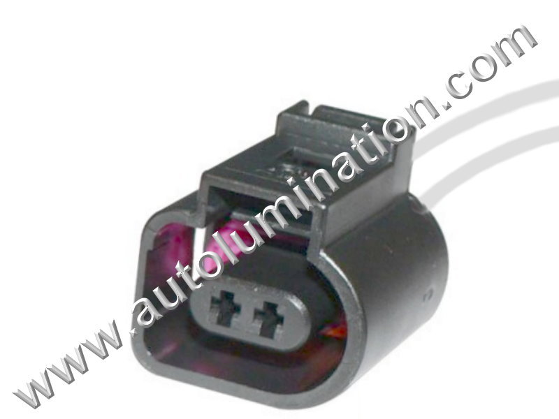 Pigtail Connector with Wires,Female,F2-019,2wirepig0129,,L44B2,CE2059F,WPT-908,8U2Z-14S411-MA,1j0973702 ,WPT-908,8U2Z-14S411-MA,Ambient Temp Sensor,Windshield Washer Spray Jet Nozzle,AC Compressor,,Audi, VW