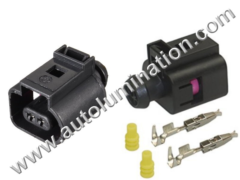 Connector Kit,2wirepig0162-2,,,,,L63C2,CE2052,,,4D0 971 992,4D0971992,,Horn,Fuel Injector,,,Audi, VW