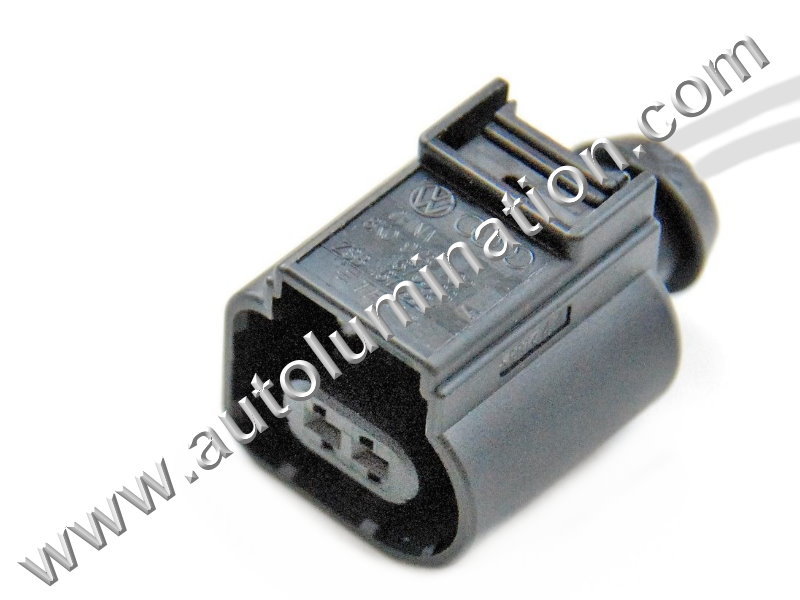 Pigtail Connector with Wires,,,,,,L62A2,CE2216,,WPT-1024, 3U2Z-14S411-ZLB,1J0 973 702,HD022B-1.5-21,8K0973702,,Coolant Temp Sensor,Ambient Temp Sensor,Intake Air Temp Sensor,License Plate Light,Audi, Polaris, VW