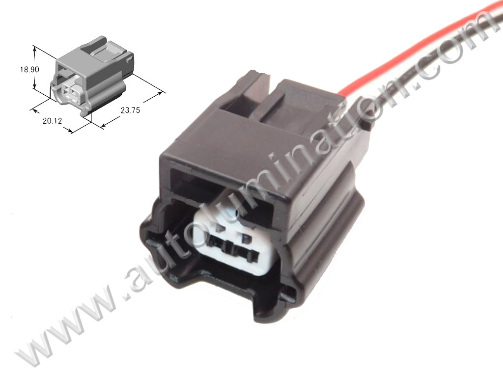 Pigtail Connector with Wires,,,,Yazaki,,F14A2,CE2227F,CKK7021-0.6-21, 7283-8851-30,CKK7021-0.6-21,Hood Lock,Wheel Speed Sensor - Front,Parking Light - Front,Daytime Running Light,Side Marker - Front,,Acura
Fiat
Honda
Infiniti
Nissan