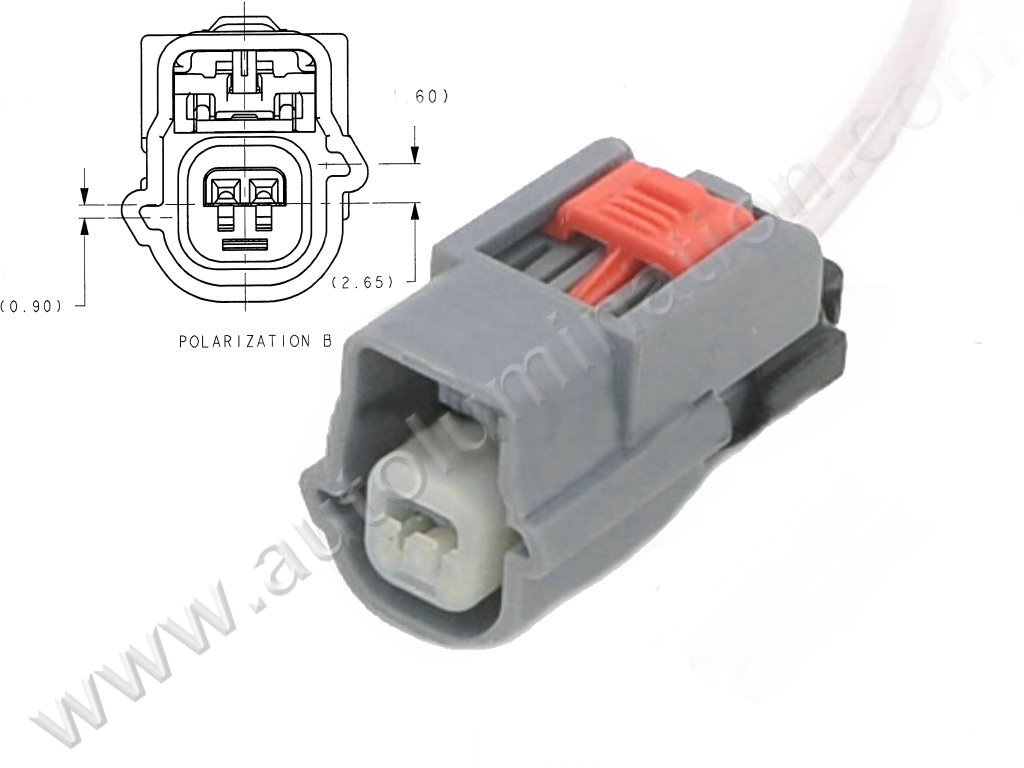 Pigtail Connector with Wires,,,,,,R13C2,CE2230,,PD7027C-0.7-21 ,PT2590,13610095, 54390242,,AirBag Sensor - Front Impact,,,,Buick, Cadillac, Chevy, GMC