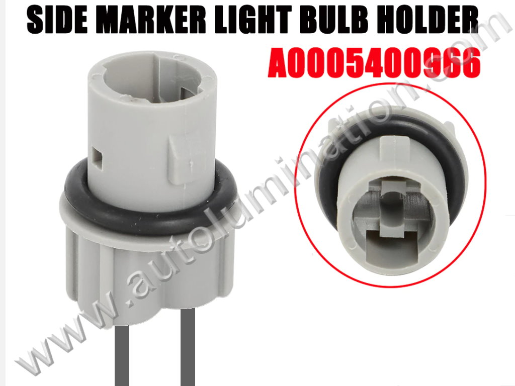 Pigtail Connector with Wires,,,,,,L53A2,CE2141,,,000 540 0966,,Marker Light - Front
,,,,Mercedes