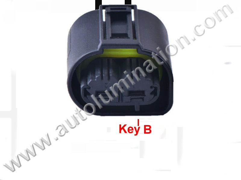 Pigtail Connector with Wires,H.D.026-3.5-21J,,,Tyco, Amp,,A16E2,CE2009BK,61138373332, 1-968642-1b, 1-968642-1, 8373328-03, 1-968643-1, A16E2,HD026-3.5-21J,Fog Light,,,,BMW