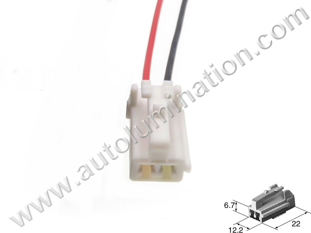 Pigtail Connector with Wires,,,,Sumitomo,,Y15A2,CE2064,6520-0550,,Tail Light, Turn Signal, Astern Radar Plug,,,,Toyota, Lexus
