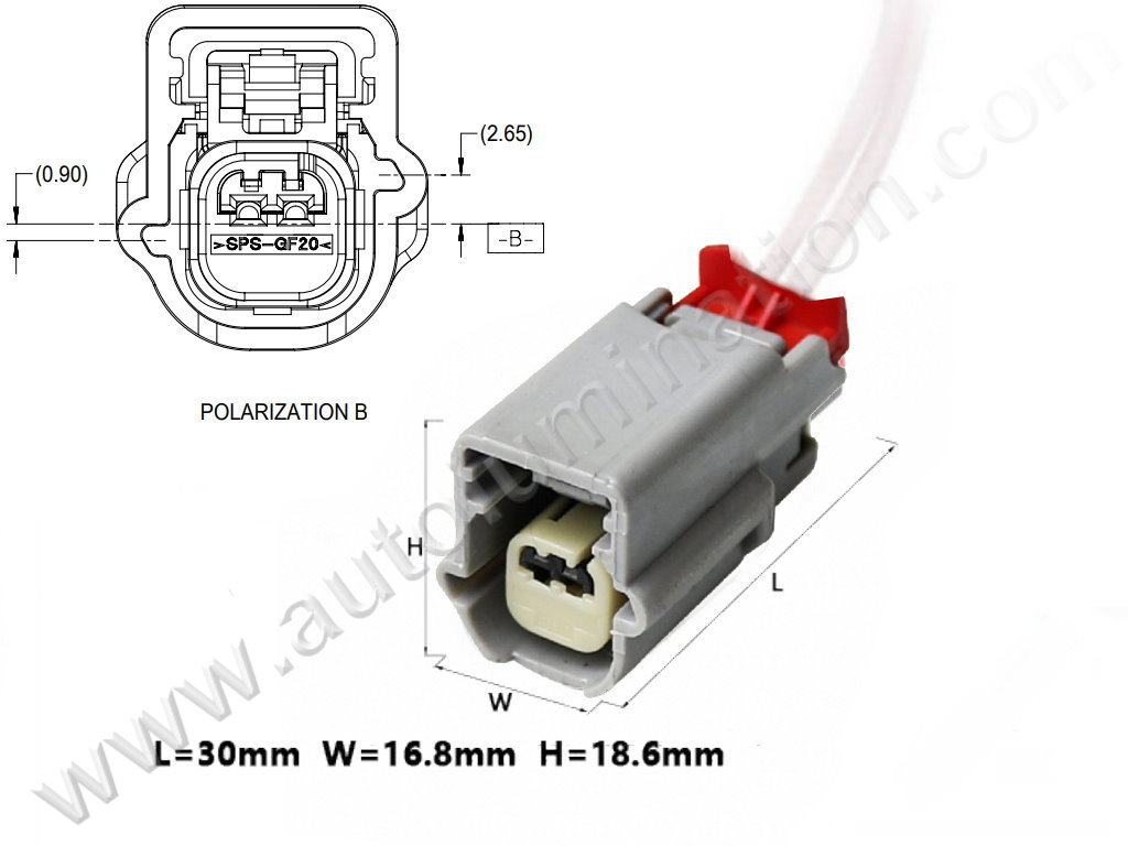 Pigtail Connector with Wires,,,,Molex,MX-64,B63C2,CE2220,,,,,,,